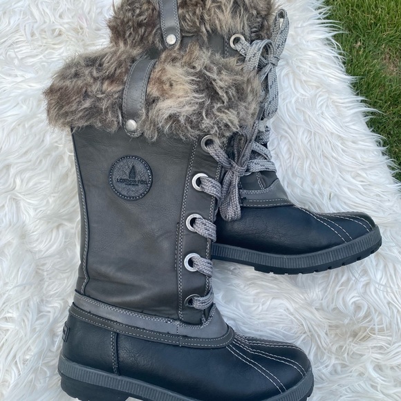 London Fog Melton Snow Boots - Picture 5 of 13